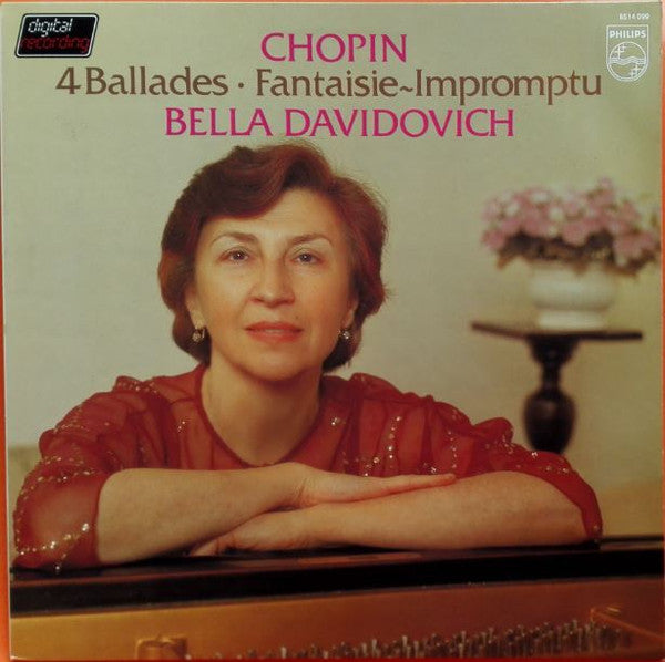 Frédéric Chopin e Bella Davidovich - 4 Ballades ∙ Fantaisie-Impromptu (LP)