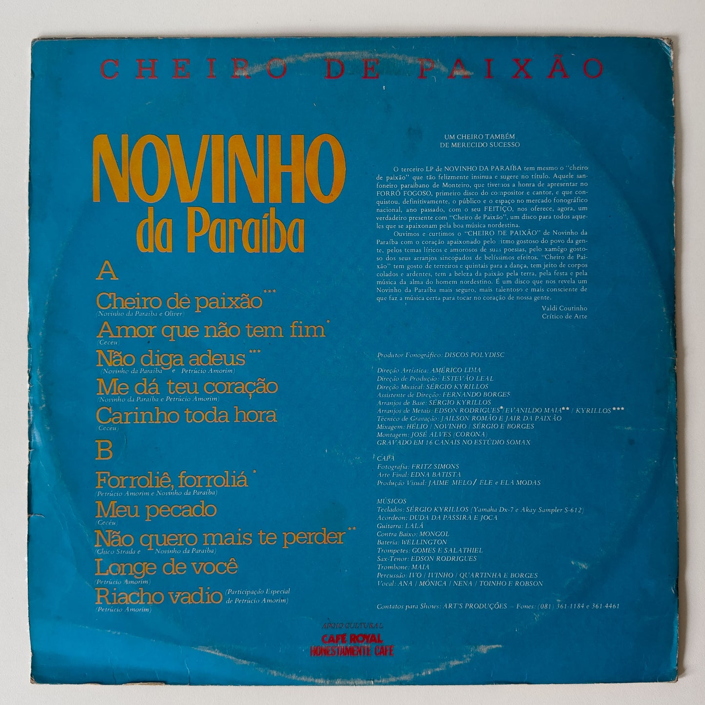 Novinho Da Paraíba - Cheiro De Paixão (LP)