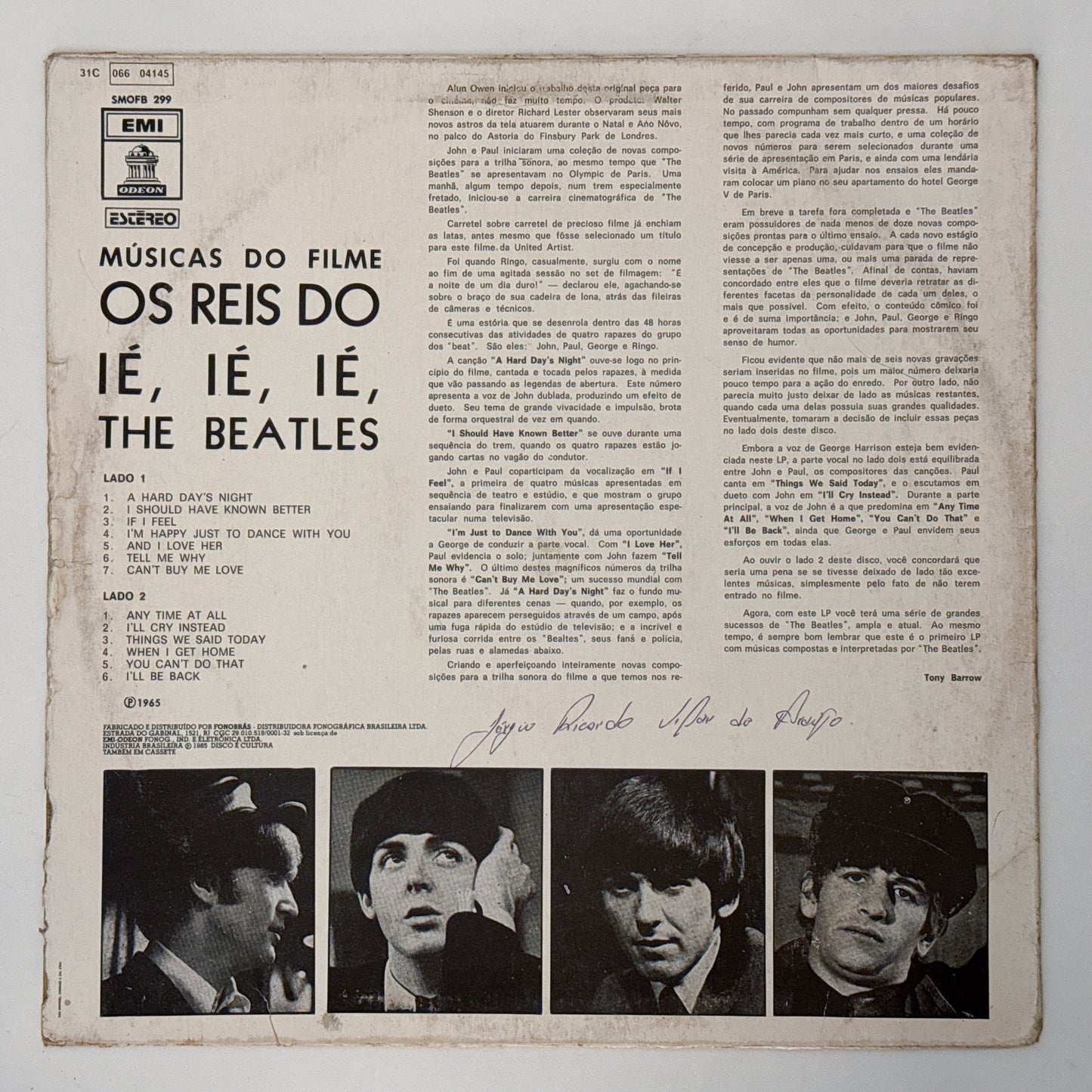 The Beatles - Os Reis Do Ié, Ié, Ié! (LP)