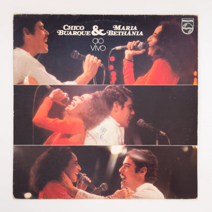 Chico Buarque e Maria Bethânia - Chico Buarque & Maria Bethânia Ao Vivo (LP)