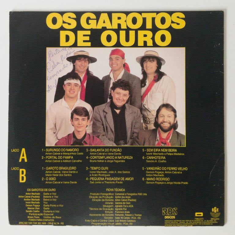 Garotos De Ouro - Os Garotos De Ouro (LP)