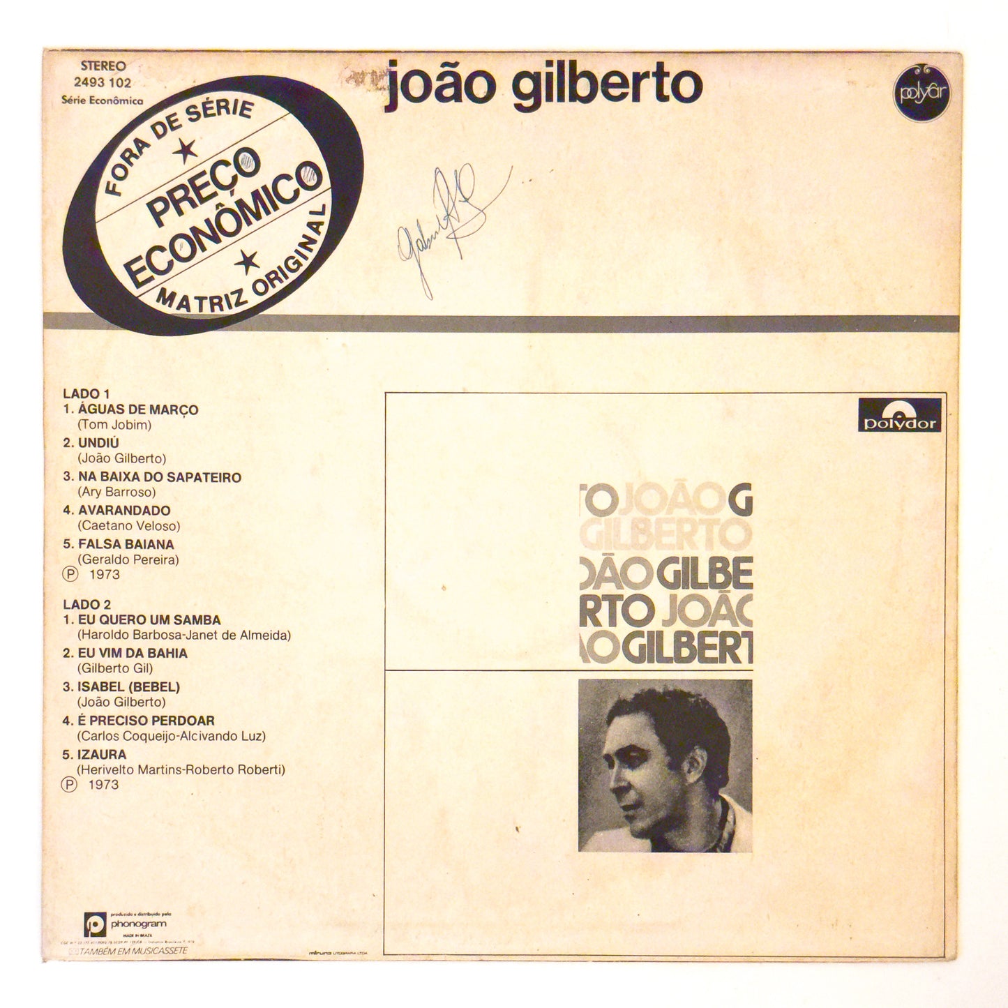 João Gilberto - 1973 (LP)