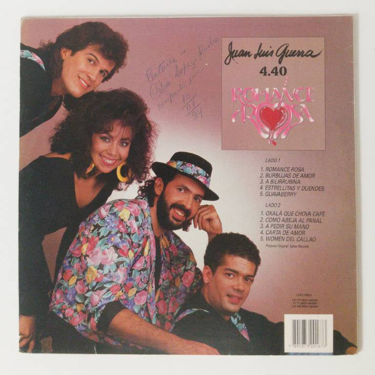 Juan Luis Guerra 4.40 - Romance Rosa (LP)