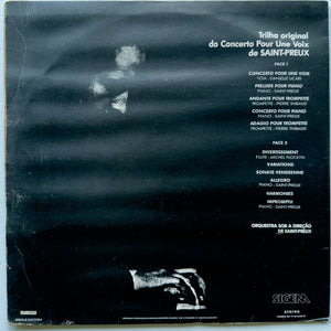 Saint-Preux - Concerto Para Uma Voz (LP)