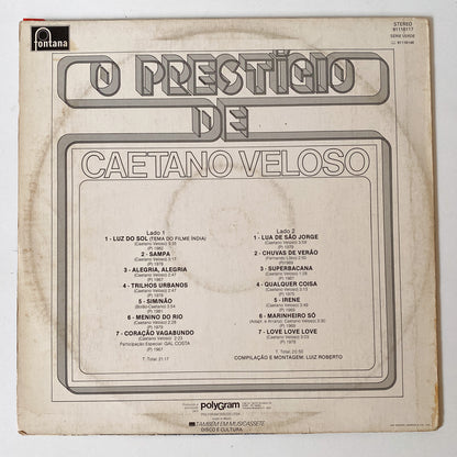 Caetano Veloso - O Prestígio De Caetano Veloso (LP)