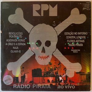 RPM - Rádio Pirata Ao Vivo (LP, Capa: VG+ Disco: VG+)