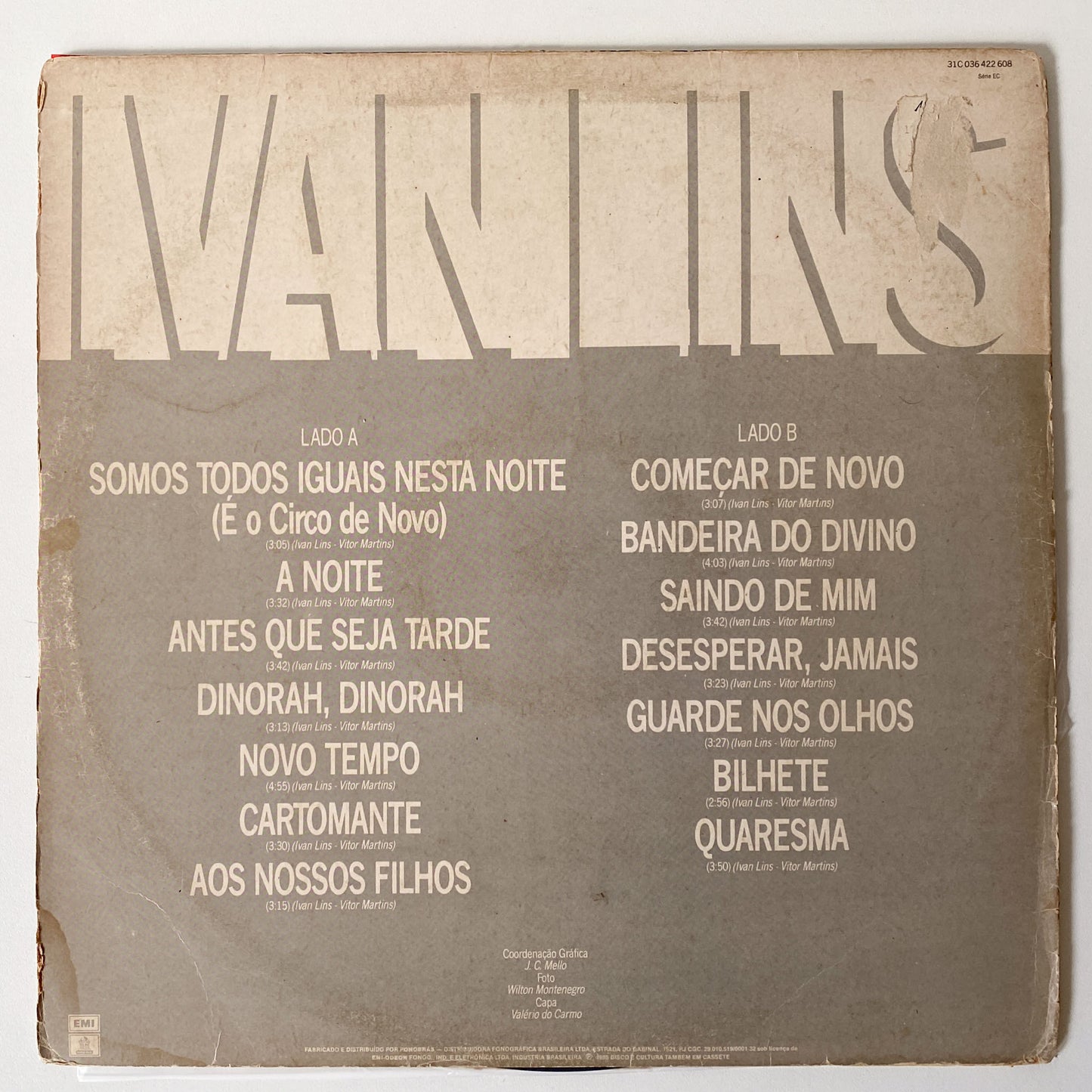 Ivan Lins - Saindo de Mim (LP)