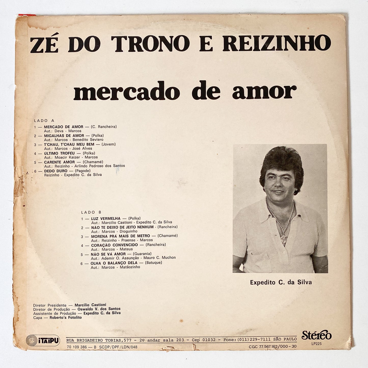 Zé do Trono e Reizinho - Mercado de Amor (LP)