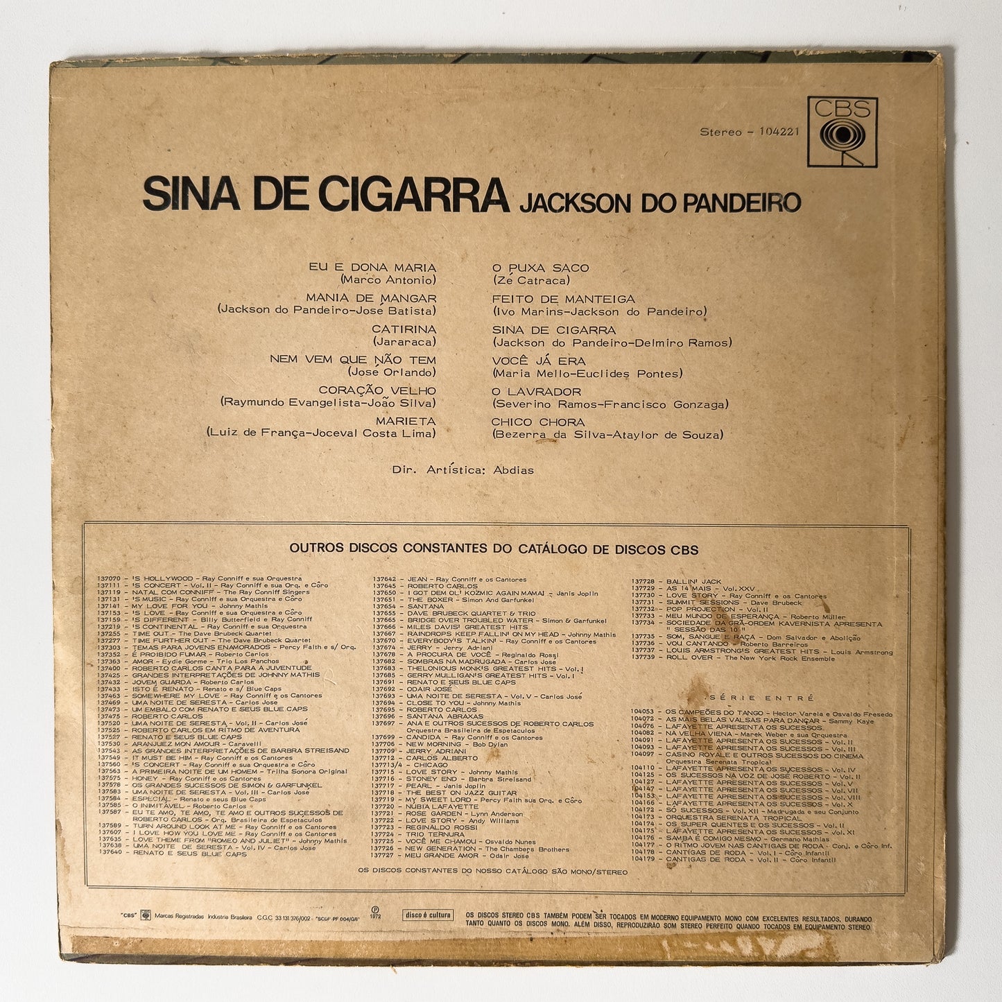 Jackson Do Pandeiro - Sina de Cigarra (LP)