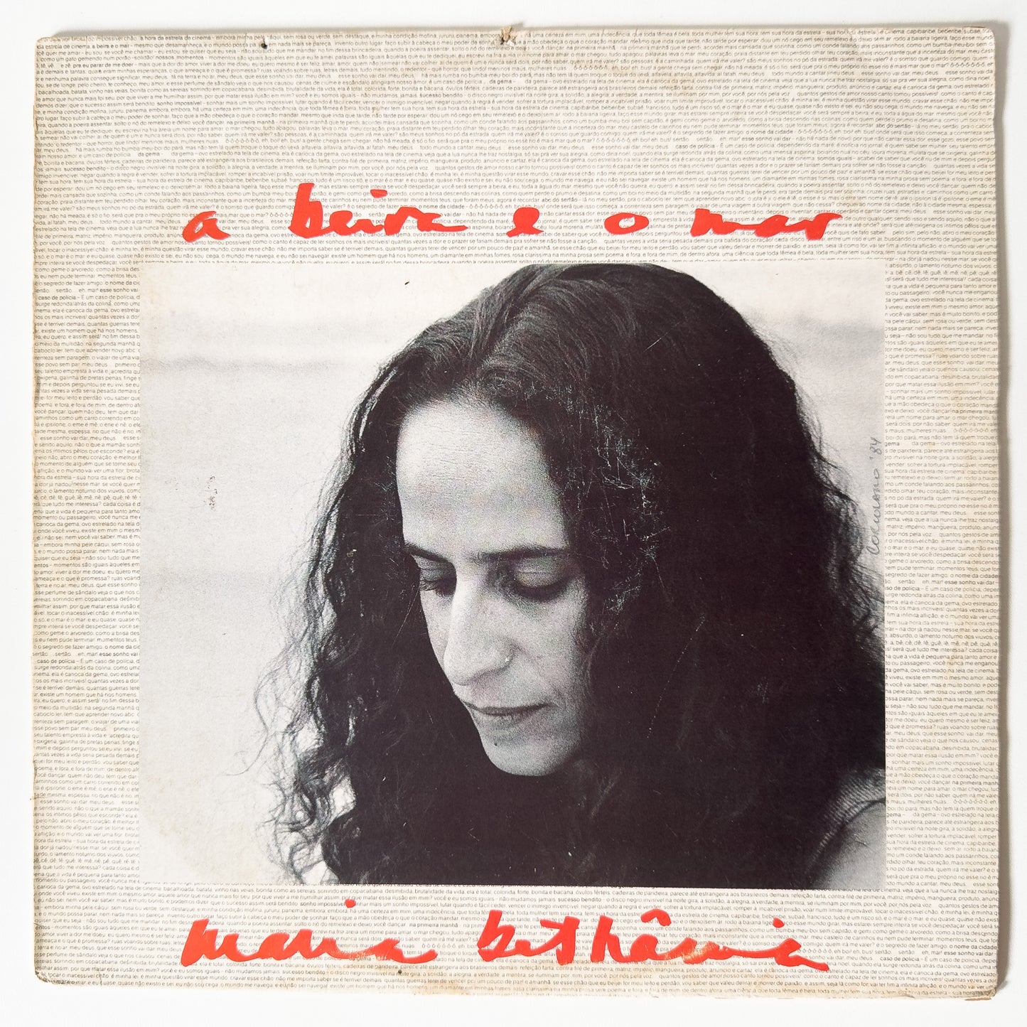 Maria Bethânia - A Beira E O Mar (LP)