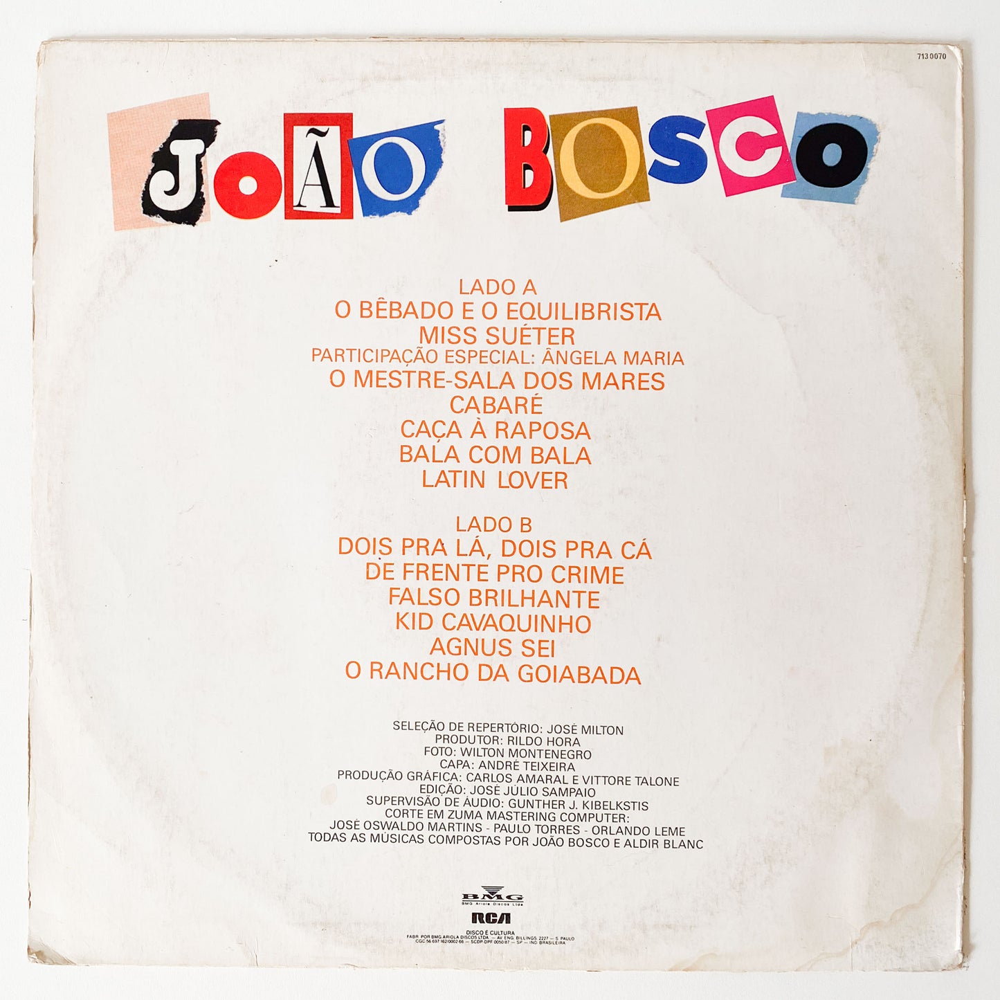 João Bosco - O Bebado E A Equilibrista  (LP)