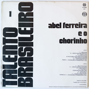 Abel Ferreira - Talento Brasileiro 1 - Abel Ferreira e o Chorinho (LP)