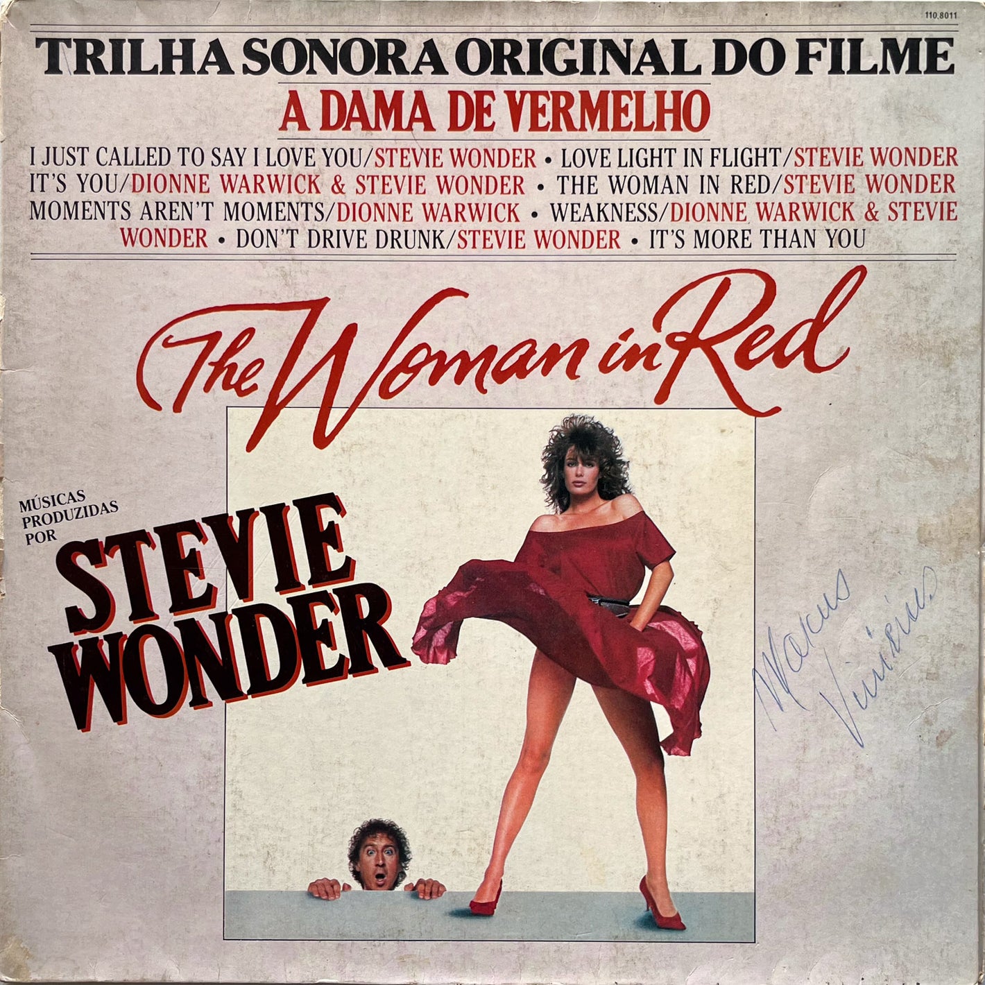 Stevie Wonder - The Woman In Red (Trilha Sonora Original Do Filme A Dama De Vermelho) (LP)