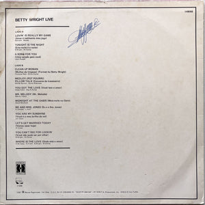 Betty Wright - Betty Wright Live (LP)