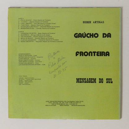 Gaúcho Da Fronteira - Mensagem Do Sul (LP)