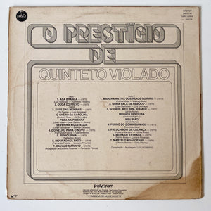 Quinteto Violado - O Prestígio De Quinteto Violado (LP)