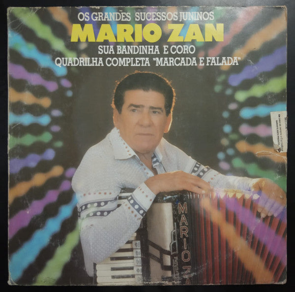 Mario Zan E Sua Bandinha - Os Grandes Sucessos Juninos Quadrilha Completa "Marcada E Falada" (LP)