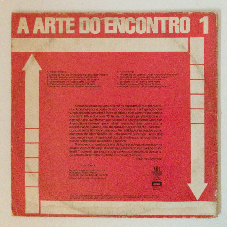 Moraes Moreira e Alceu Valença - A Arte Do Encontro 1 (LP)