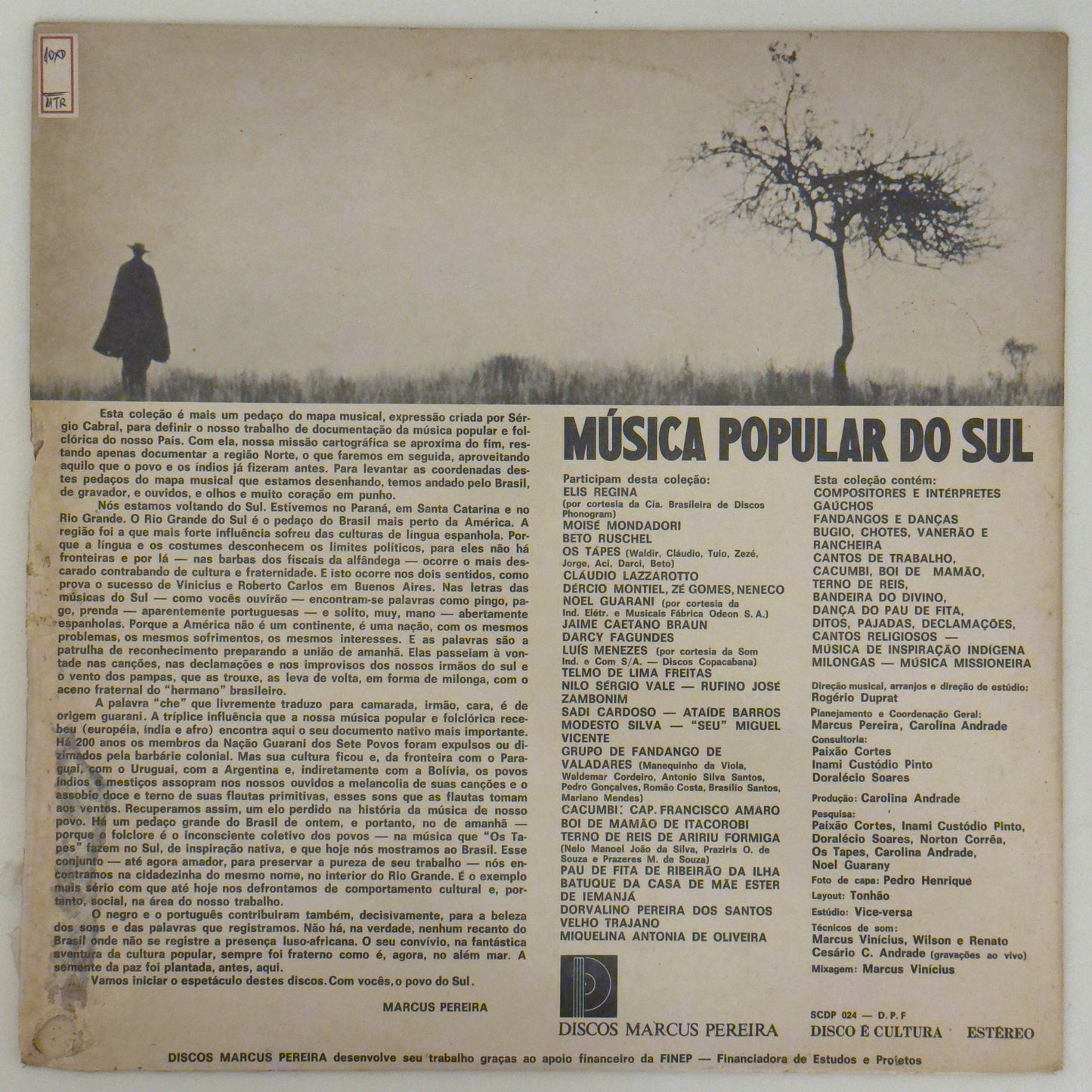 Música Popular Do Sul 2 (LP)