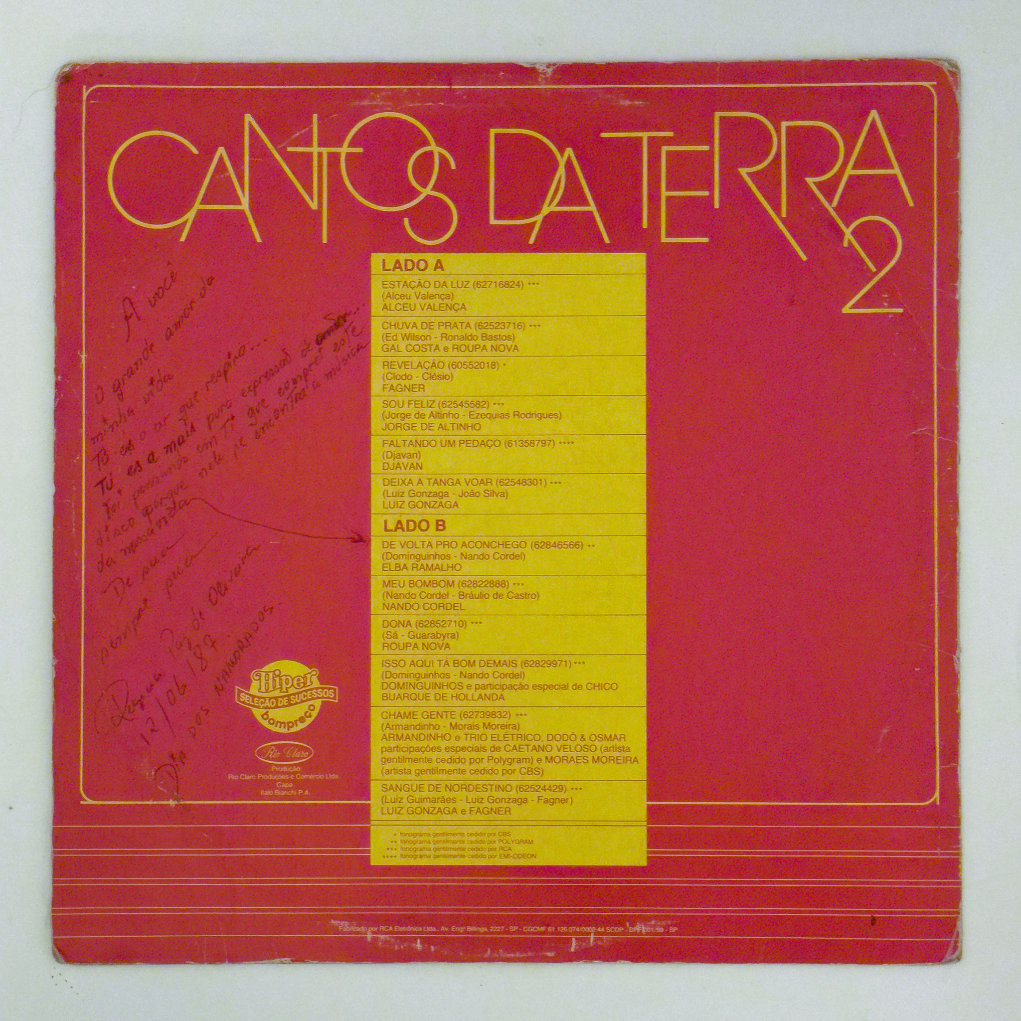 Various — Cantos Da Terra Vol. 2 - Imagem 2