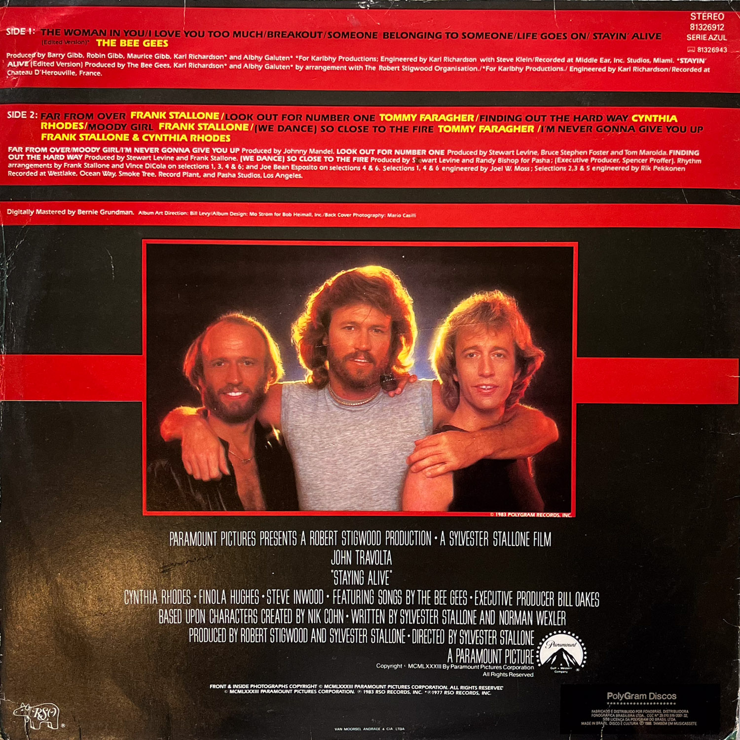 Various — The Original Motion Picture Soundtrack – Staying Alive - Imagem 2