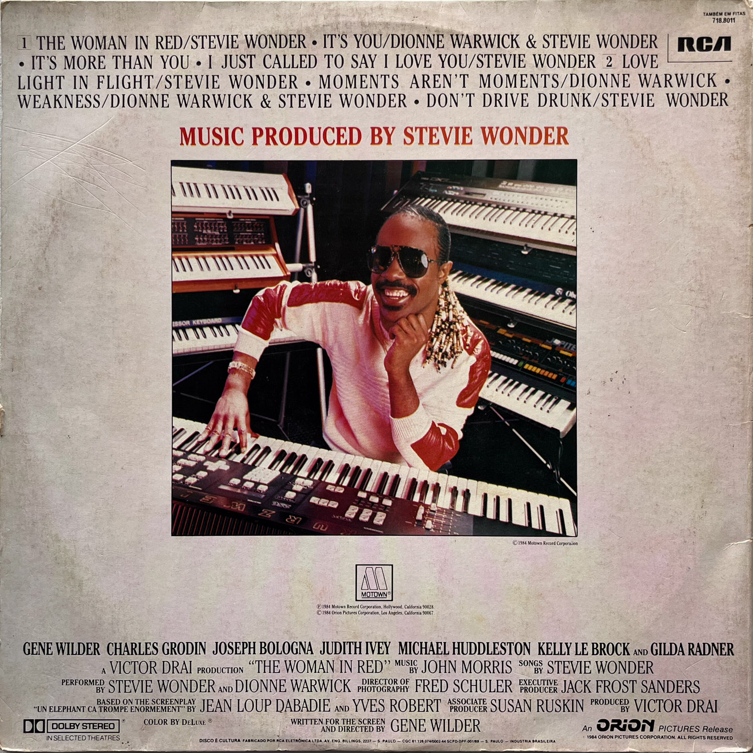 The Woman In Red (Trilha Sonora Original Do Filme A Dama De Vermelho) - Imagem 2
