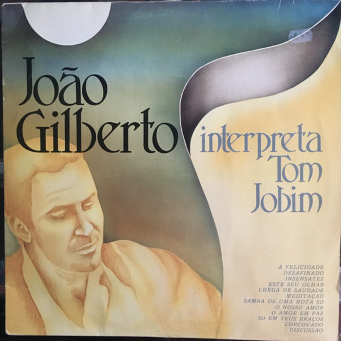 João Gilberto — João Gilberto Interpreta Tom Jobim, capa do disco