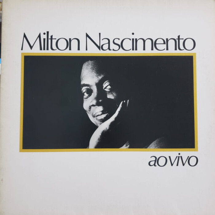 Milton Nascimento — Ao Vivo, capa do disco