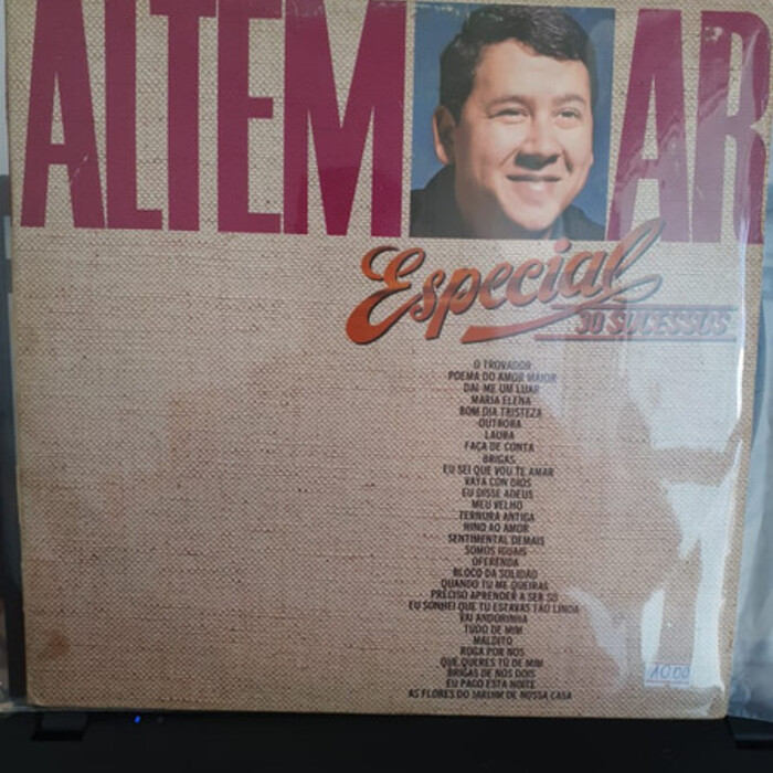 Altemar Dutra — Altemar Especial 30 Sucessos, capa do disco