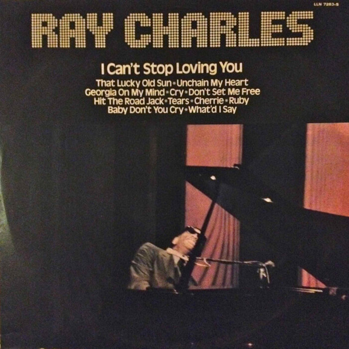 Ray Charles — I Can’t Stop Loving You, capa do disco