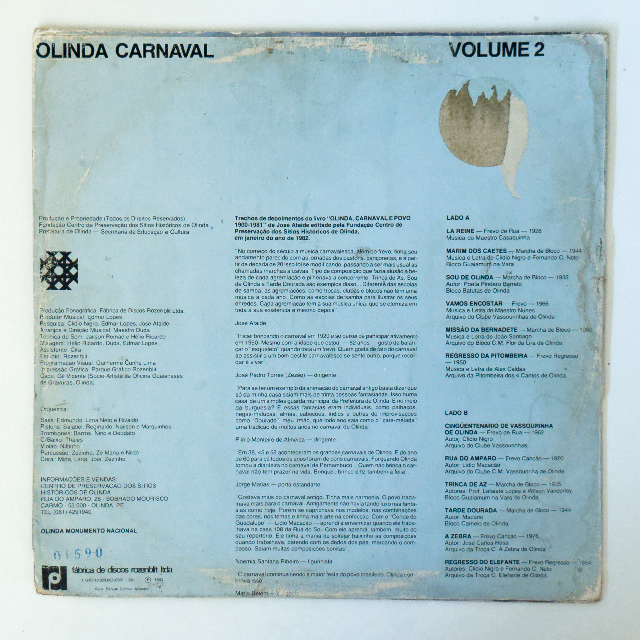Various — Olinda Carnaval Volume 2 - Imagem 2