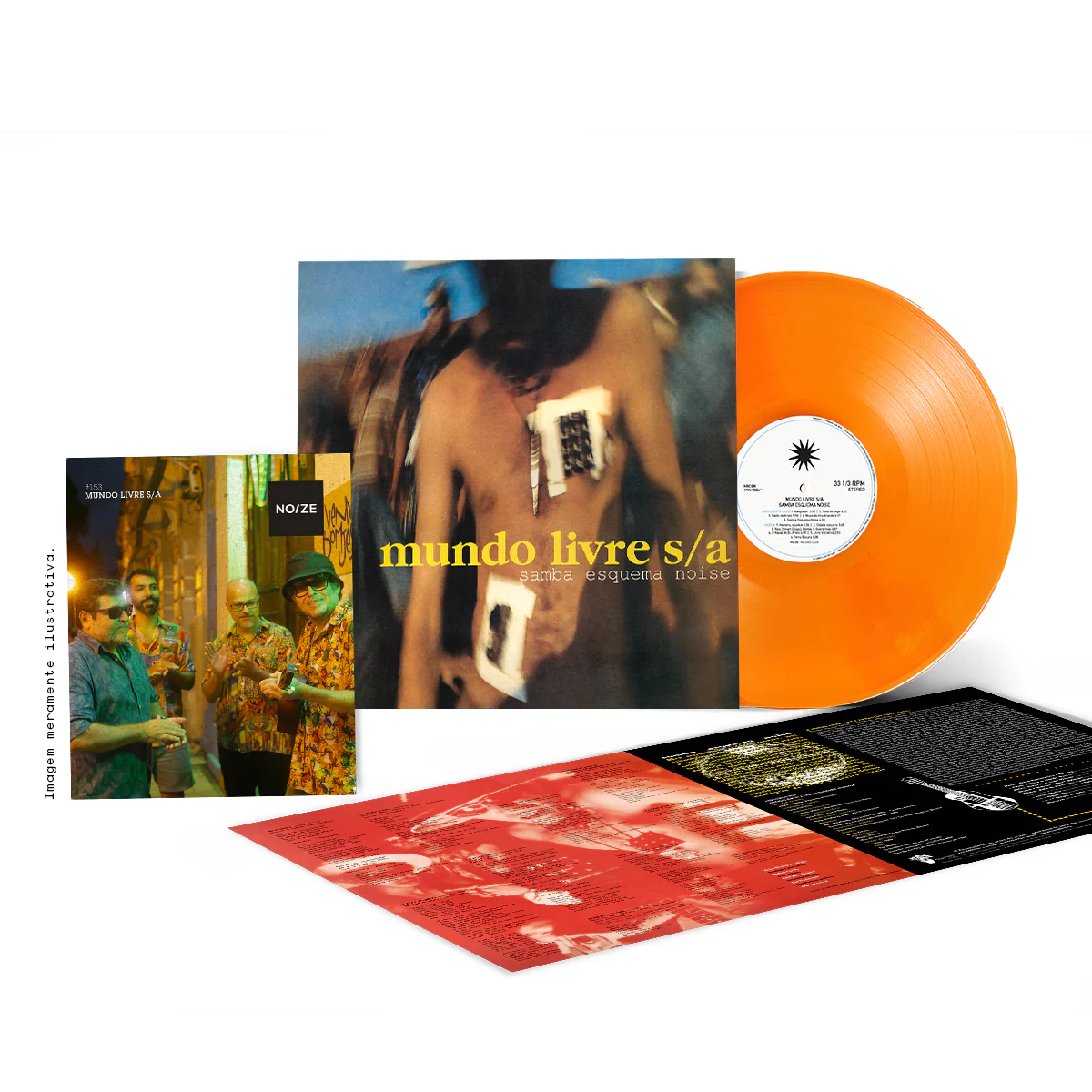 Mundo Livre S/A - Samba Esquema Noise (LP, Capa: M Disco: M) - Imagem 4