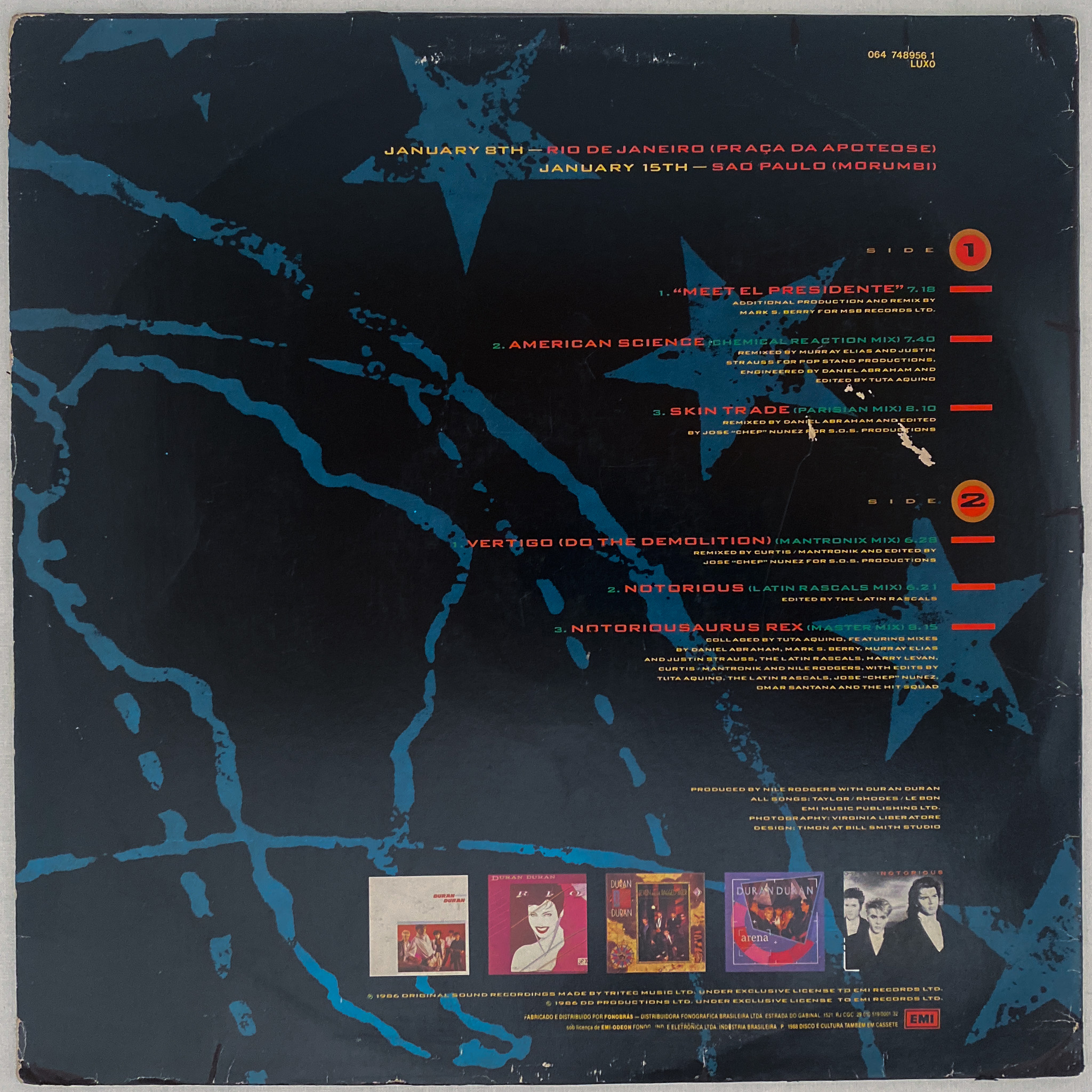 Duran Duran — Master Mixes - Imagem 2