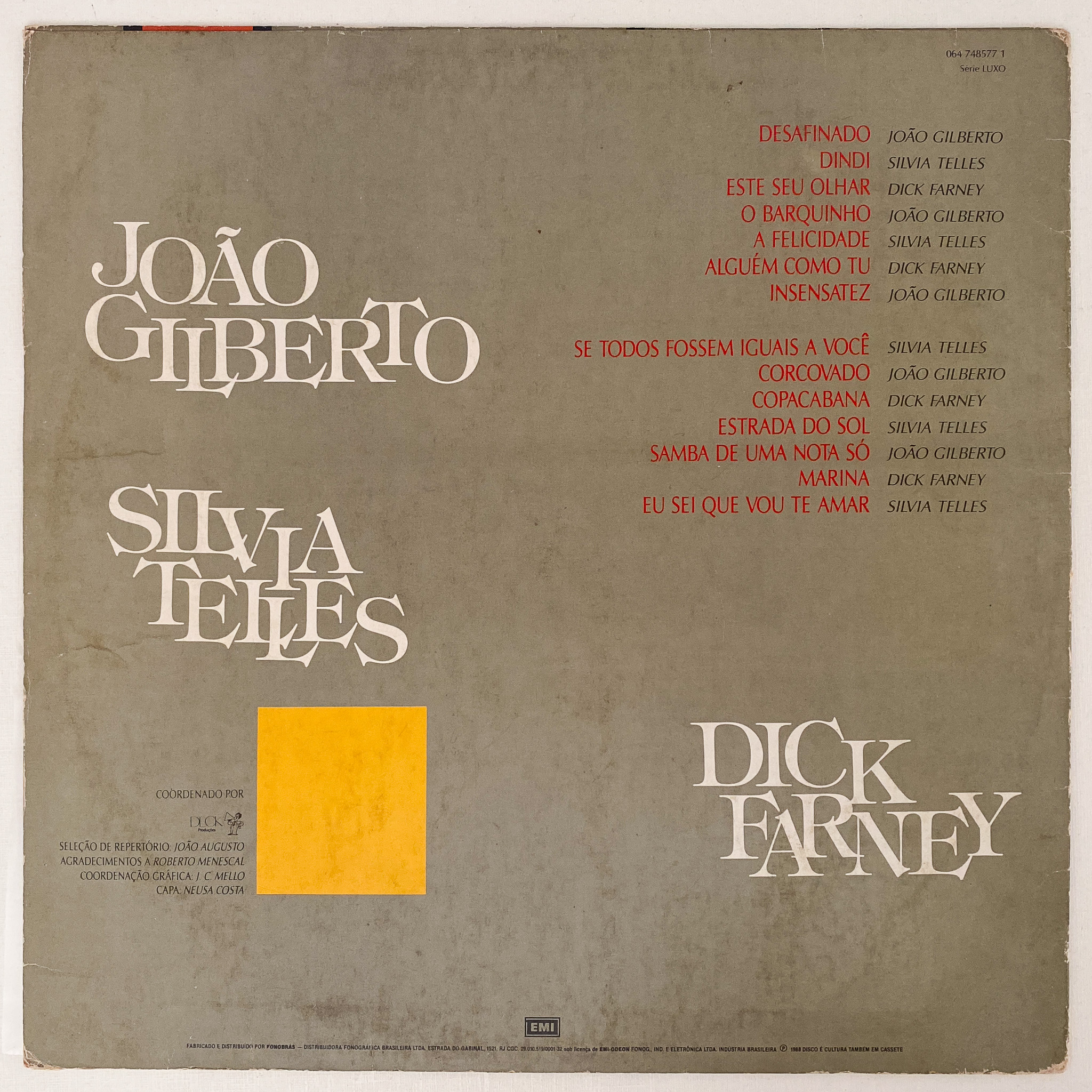 João Gilberto,Sylvia Telles e Dick Farney — João Gilberto, Sylvia Telles & Dick Farney - Imagem 2
