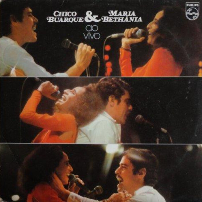 Chico Buarque e Maria Bethânia — Chico Buarque & Maria Bethânia Ao Vivo, capa do disco