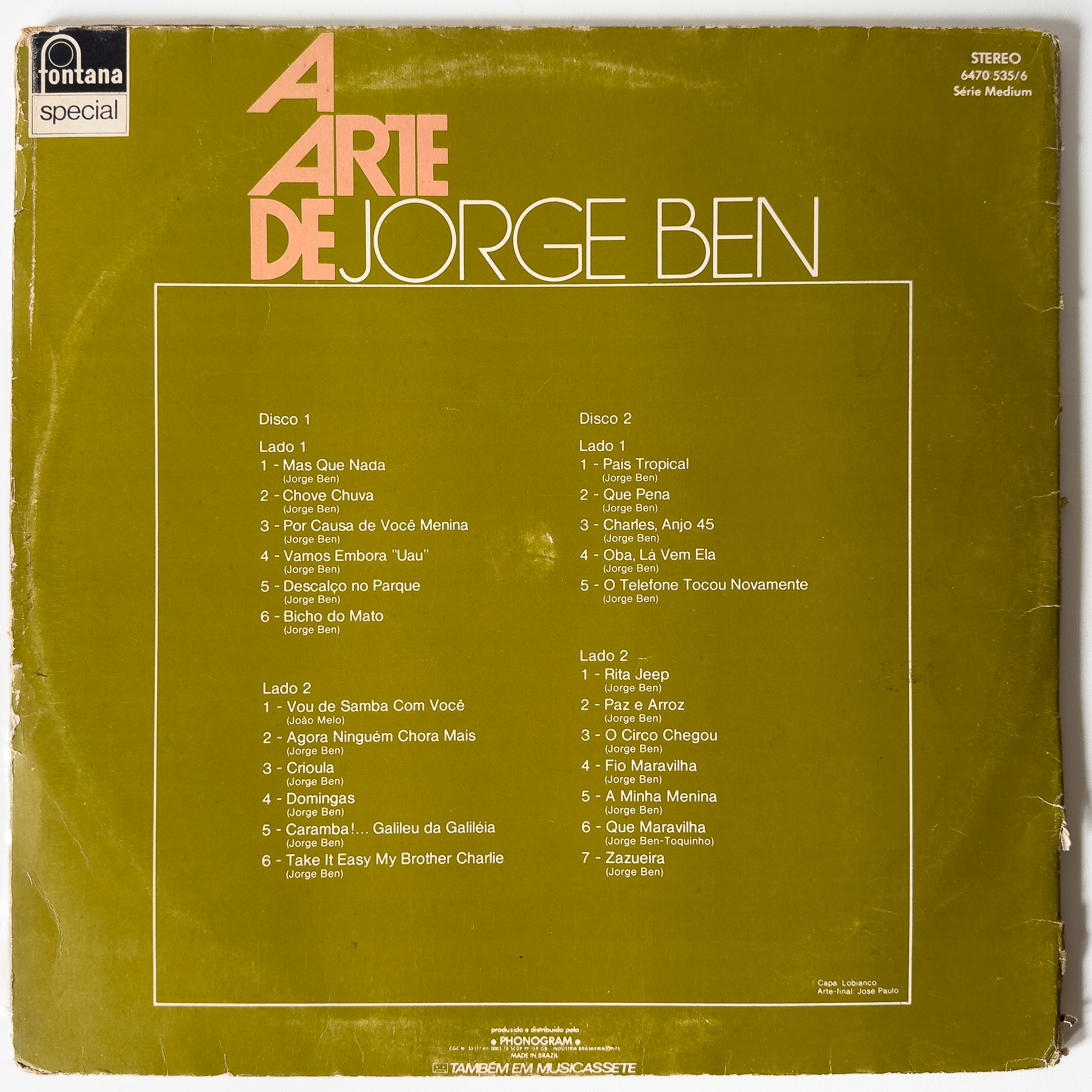 Jorge Ben — A Arte De Jorge Ben - Imagem 2
