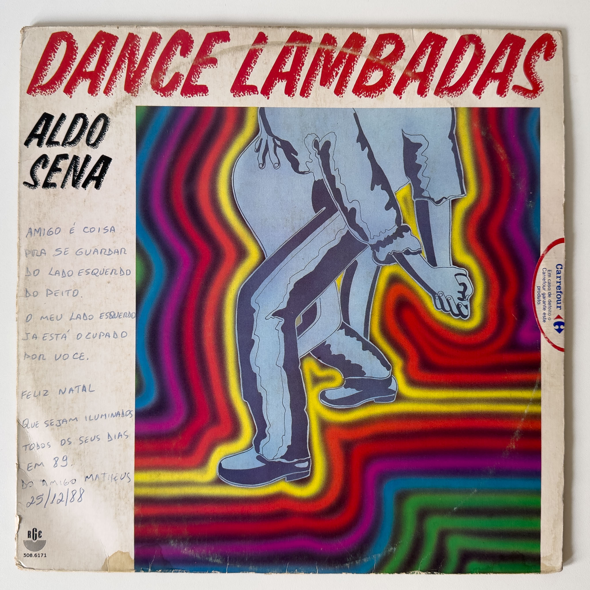 Aldo Sena - Dance Lambadas (LP, Capa: VG Disco: VG+)