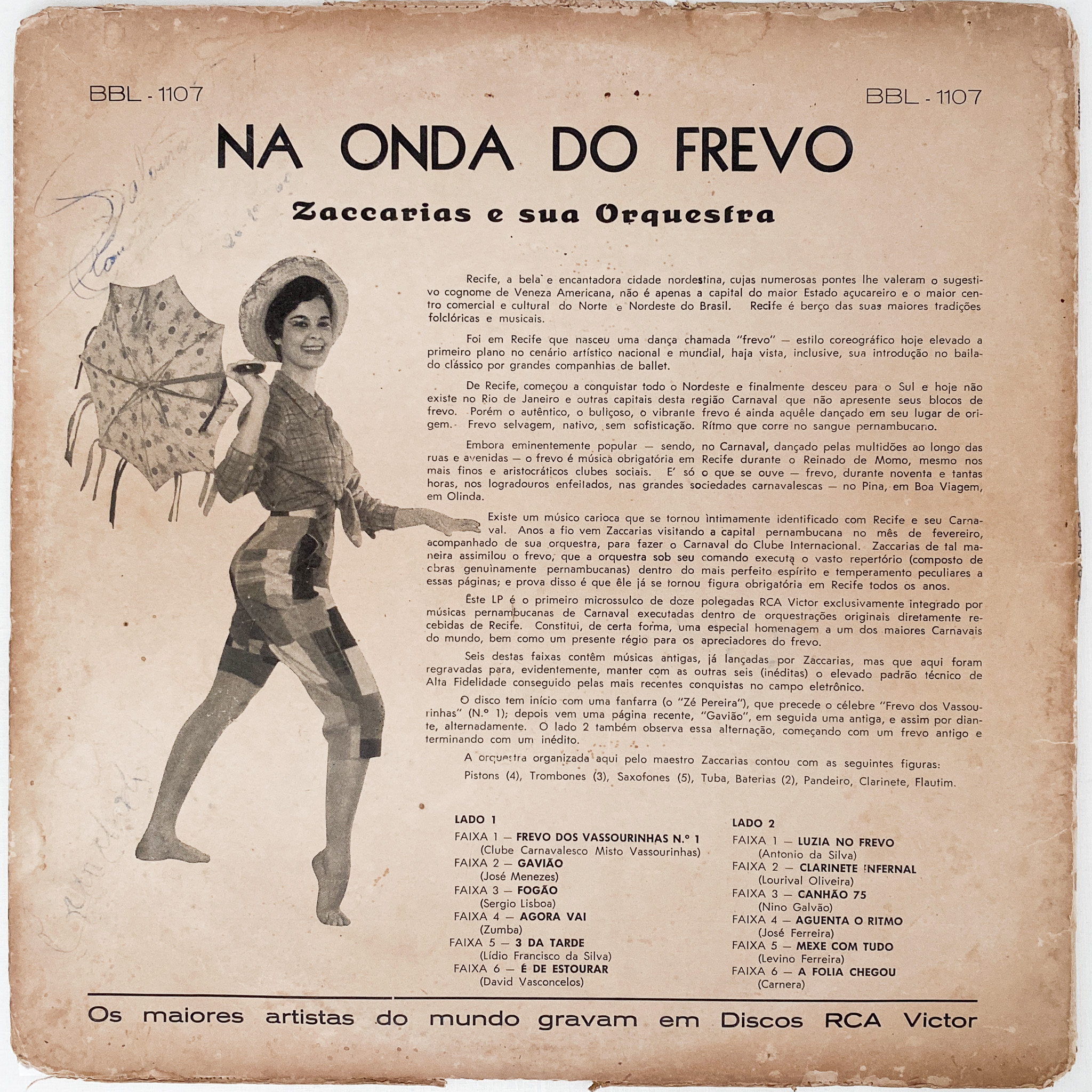 Zaccarias E Sua Orquestra — Na Onda Do Frevo - Imagem 2