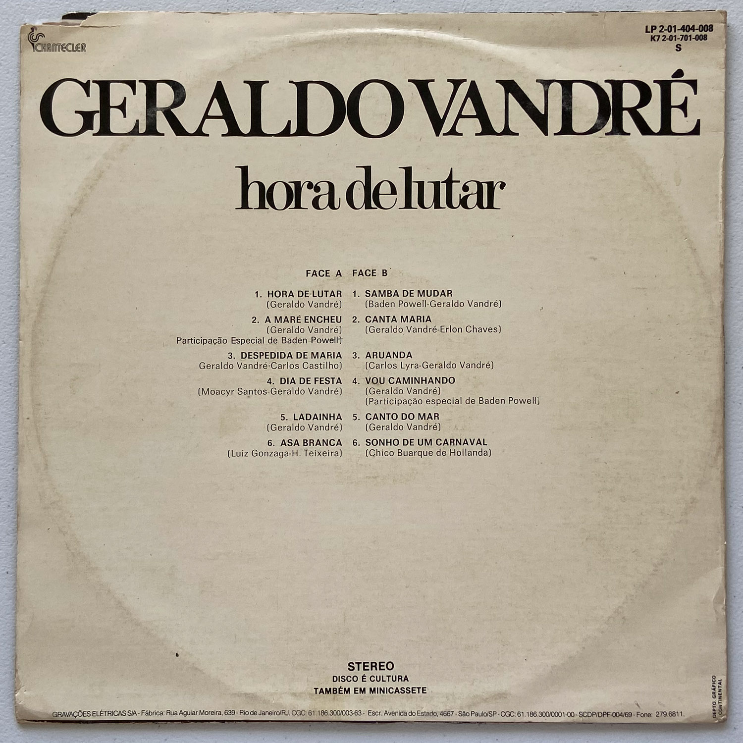 Geraldo Vandré — Hora De Lutar - Imagem 2