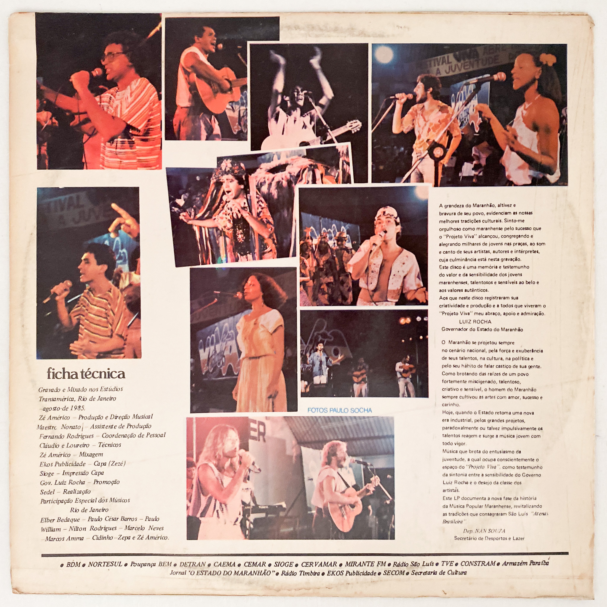 Various — A Nova Historia Da Musica Popular Maranhense – Festival Viva Maranhão 85 - Imagem 2