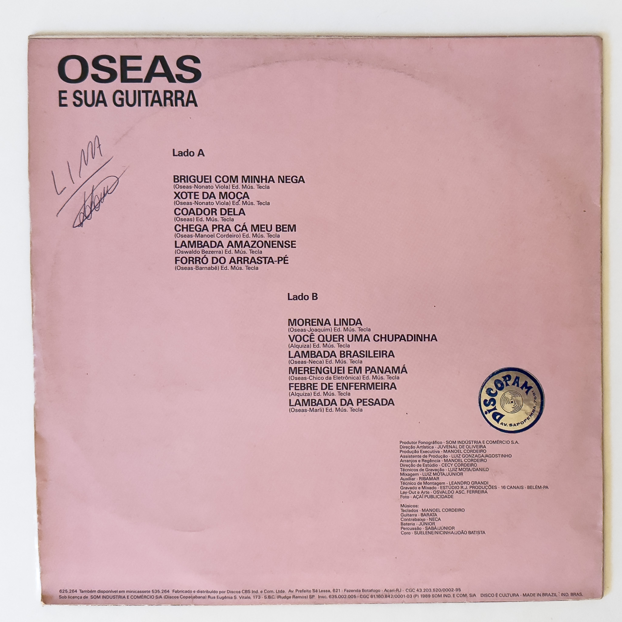 Oseas — Lambada Brasileira - Imagem 2