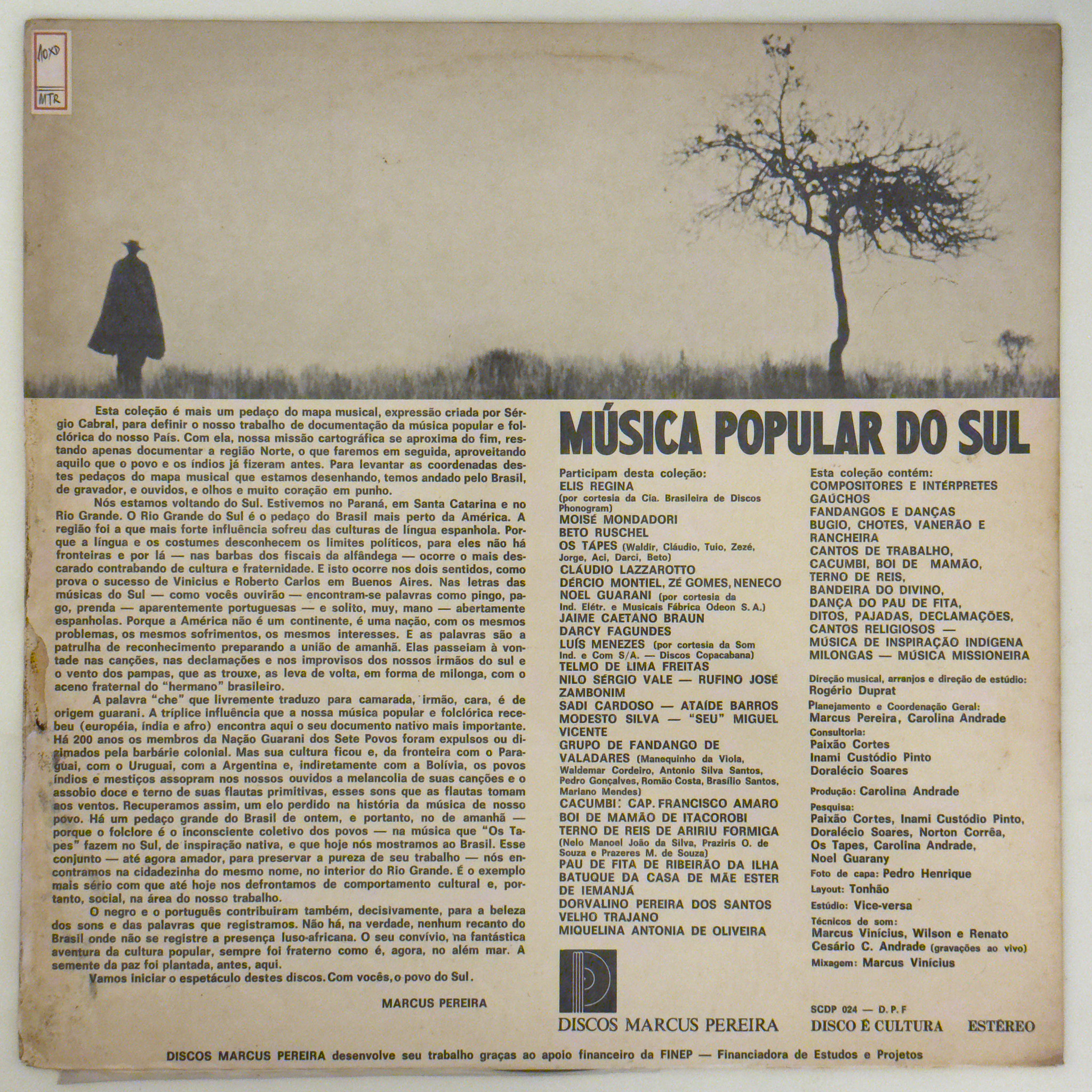 Various — Música Popular Do Sul 4 - Imagem 2