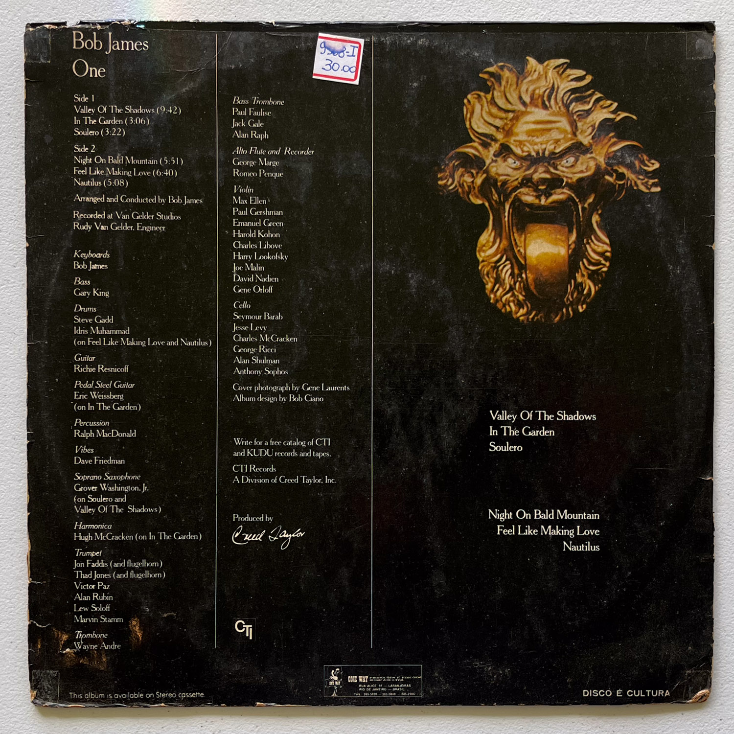Bob James — One - Imagem 2