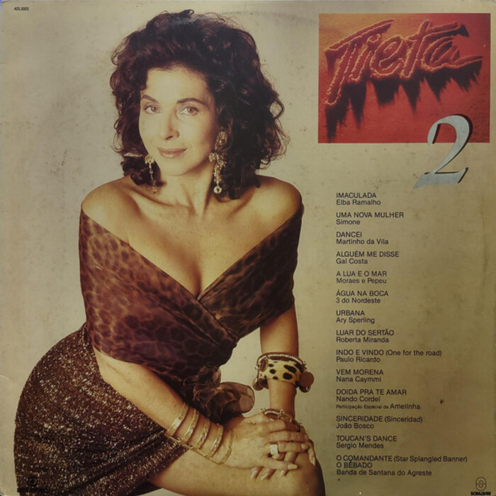 Various — Tieta 2, capa do disco