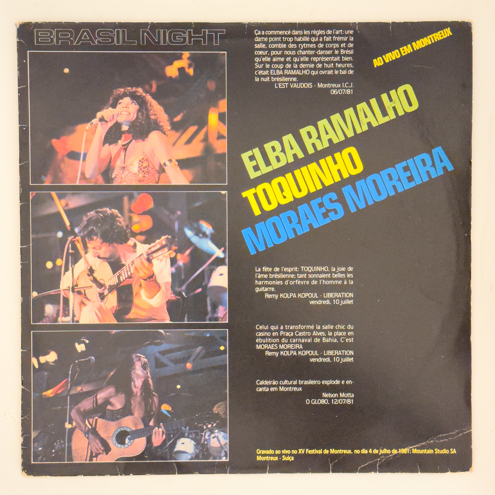 Elba Ramalho,Toquinho e Moraes Moreira — Brasil Night – Ao Vivo Em Montreux