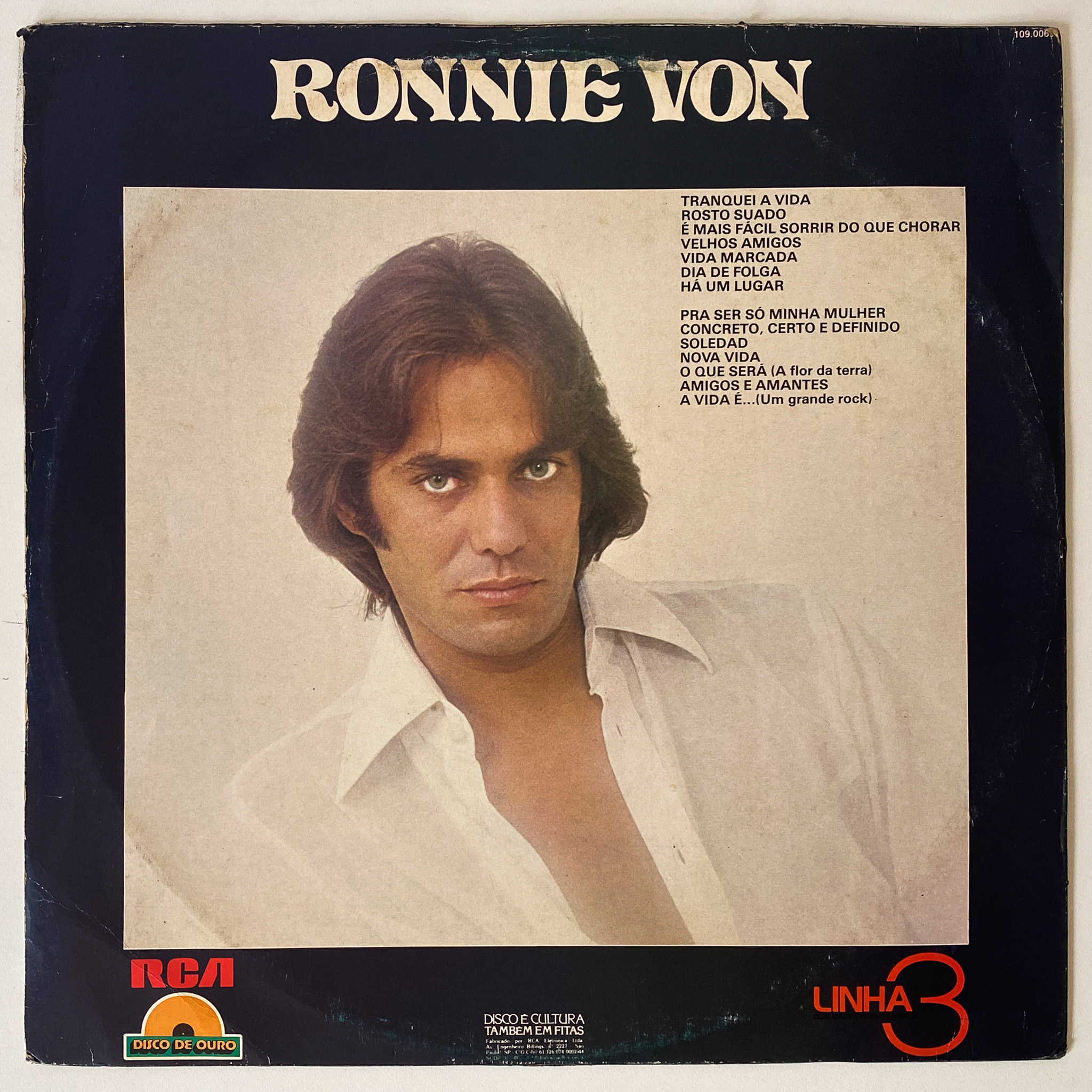 Ronnie Von — "Linha 3 - Disco De Ouro" - Imagem 2