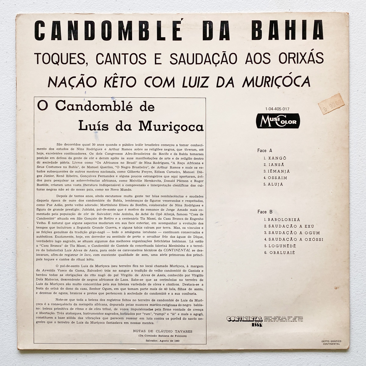 Luiz Da Muriçóca — Candomblé Da Bahia - Imagem 2