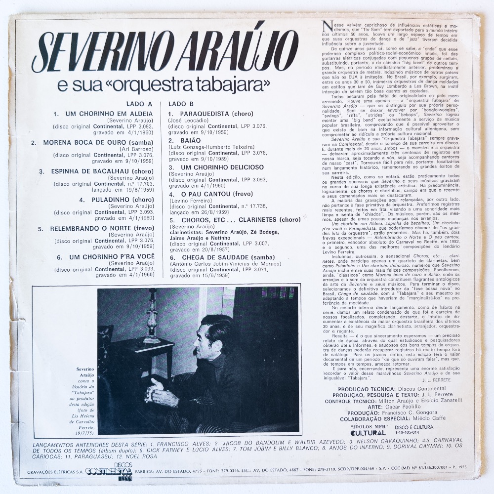 Severino Araújo e Orquestra Tabajara — Severino Araújo E Sua Orquestra Tabajara - Imagem 2