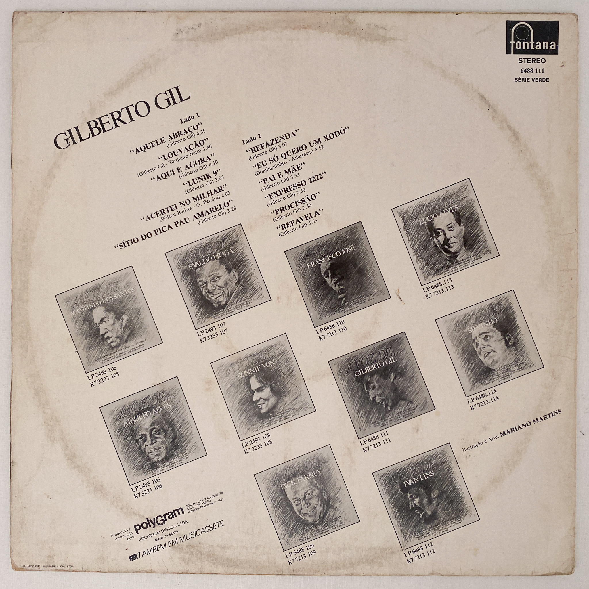 Gilberto Gil — A Voz De Gilberto Gil - Imagem 2