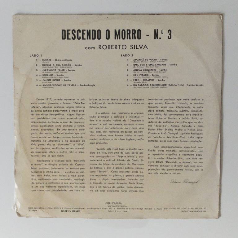 Roberto Silva — Descendo O Morro Nº 3 - Imagem 2